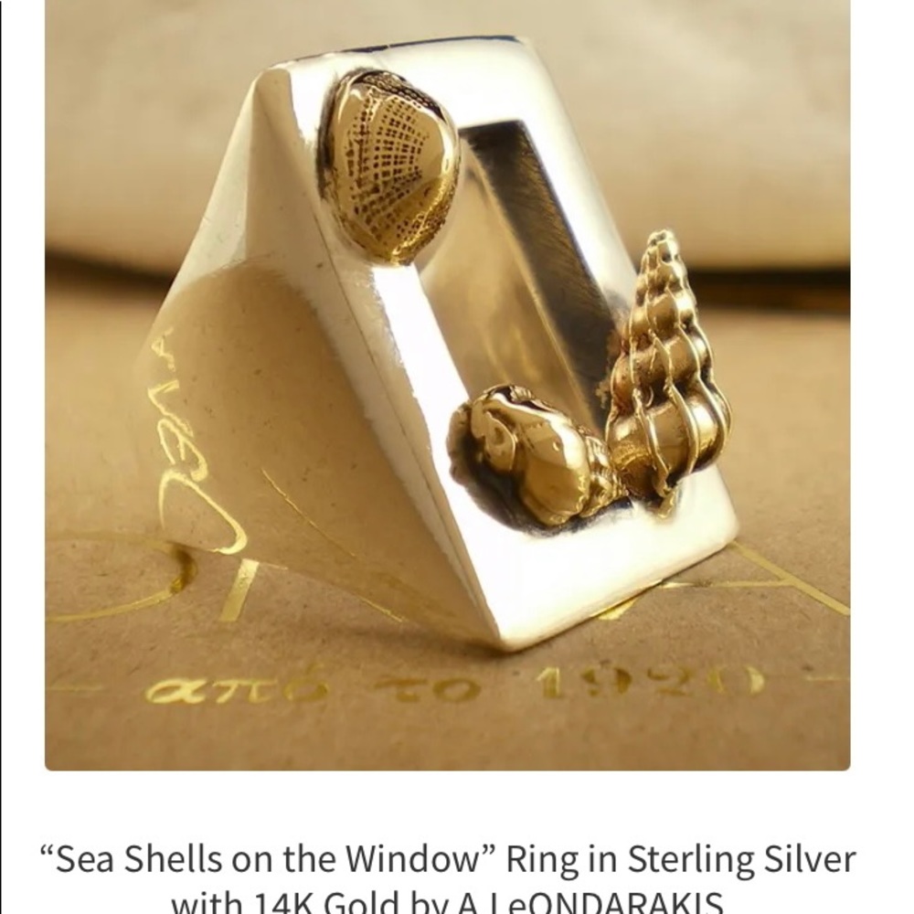 Authentic Leondarakis ring size 8